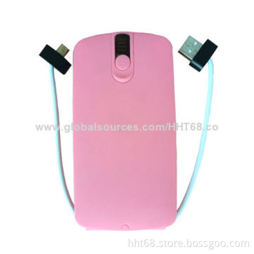 Slim Power Banks, 4,000mAh Capacity, Used for iPhone/Samsung/RIM's BlackBerry Bold+Other SmartphonesNew